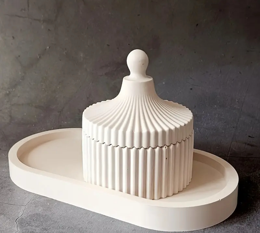 Trinket Jar with lid- jewelry box